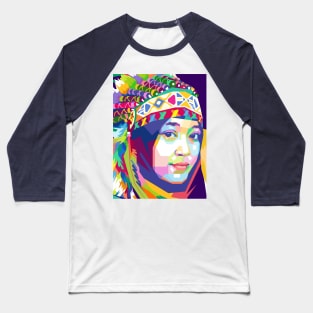 Apache Girl Baseball T-Shirt